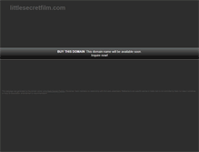 Tablet Screenshot of littlesecretfilm.com